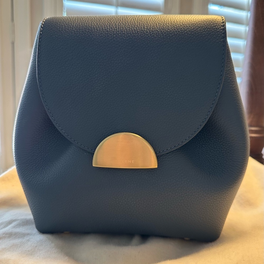 **Authentic** Polene midnight blue Numero Un Mini